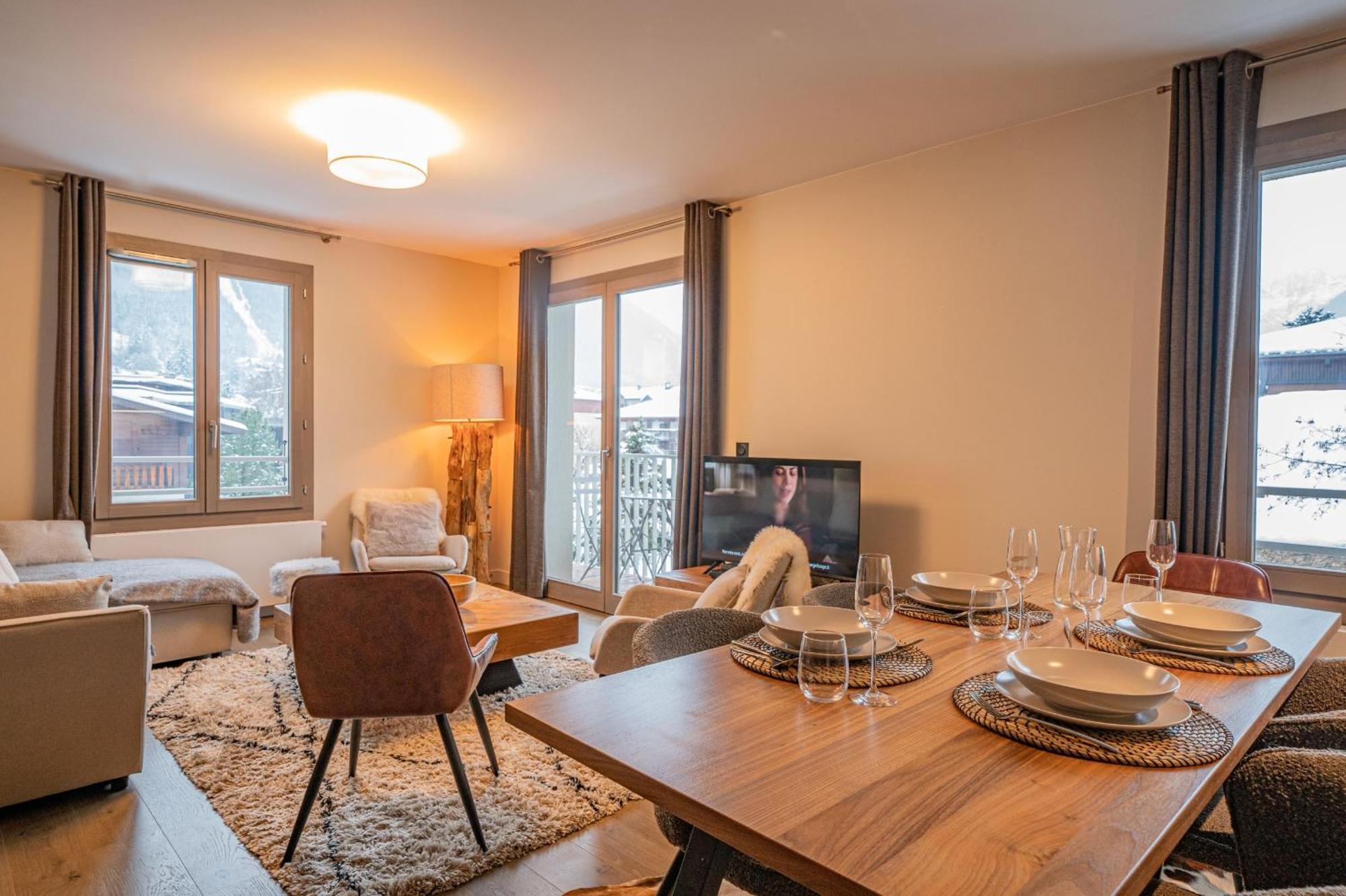 Perle Blanche - Brand New 2 Bedroom Apartment Perfectly Located Chamonix Mont Blanc Exterior foto